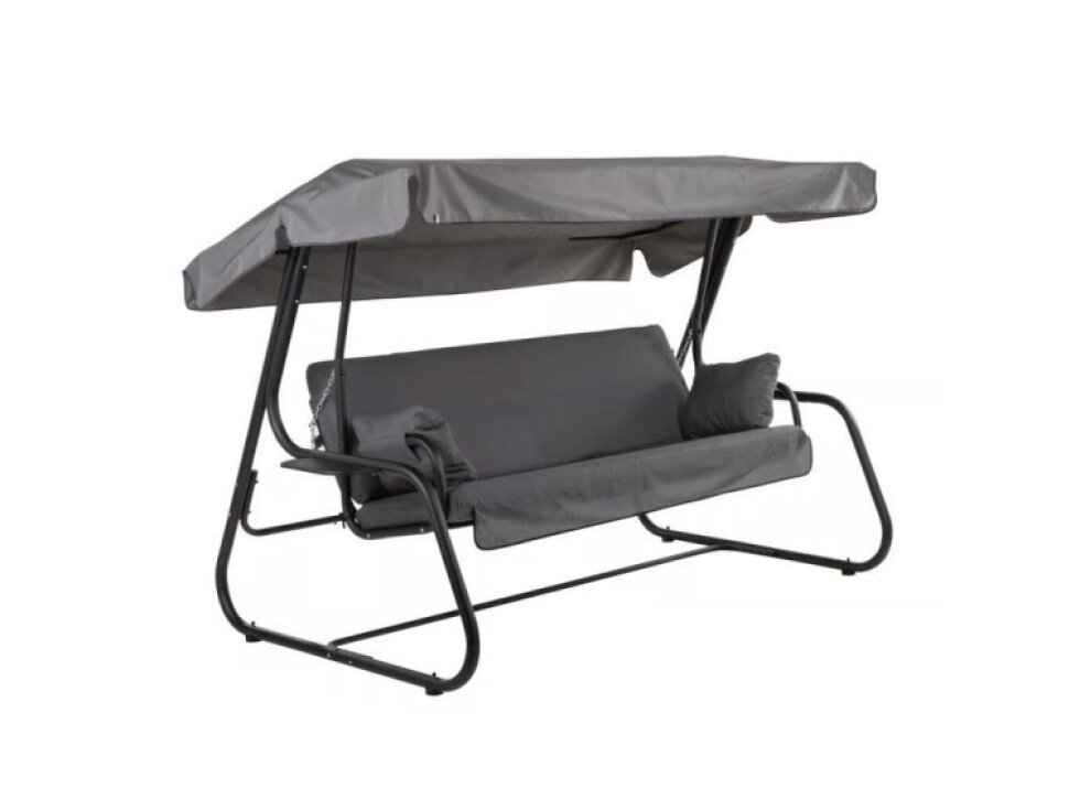 Zahradní houpačka Vita Black Edition s bočními stolky H024-07PB PATIO