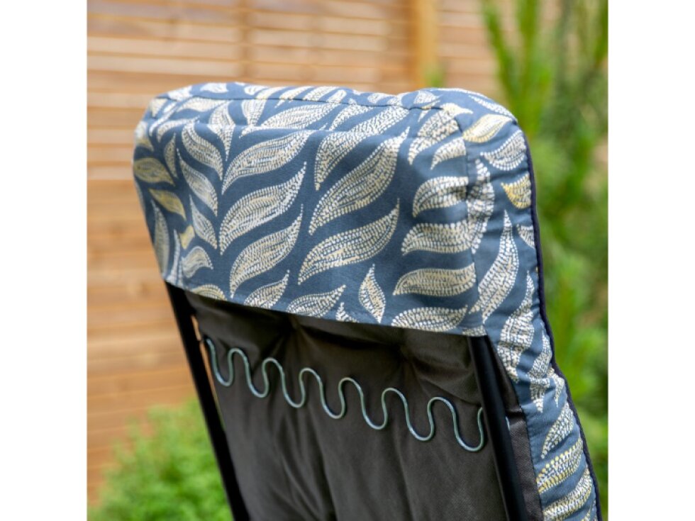 Polohovací zahradní křeslo s podnožkou Lena Plus Black Edition G050-06PB PATIO