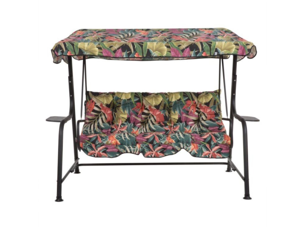 Zahradní houpačka Hawaii Black Edition s bočními stolky G052-23IB PATIO