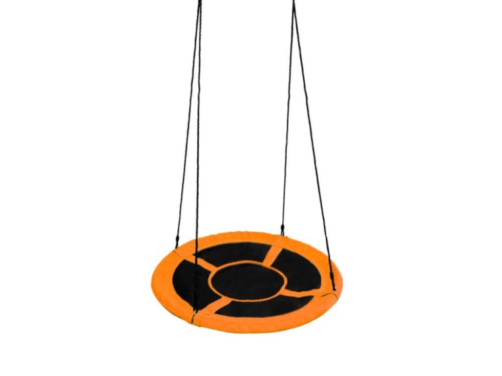 Aga Závěsné relaxační houpací hnízdo, Pohodlné, Oranžové, 90 cm, Nosnost 120 kg