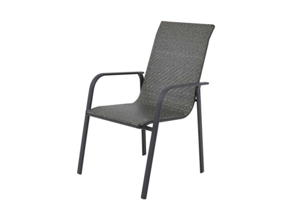 Šedá zahradní židle z technorattanu Columbus PATIO