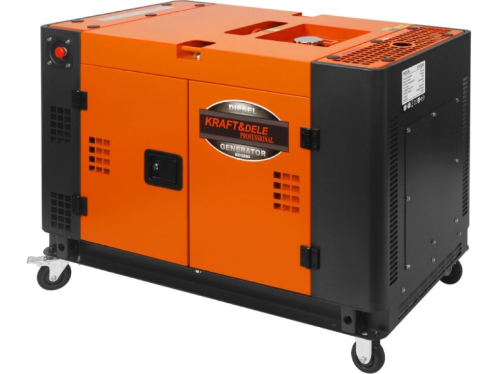 Dieselová elektrocentrála 15,5 kW, 230 V, 400 V, 32 A, KD3240