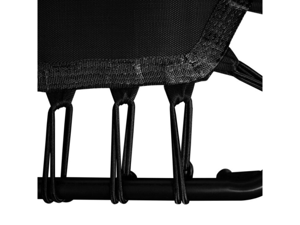 Aga Fitness trampolína, s madlem, pro interiér, průměr 130 cm, černá, nosnost 120 kg