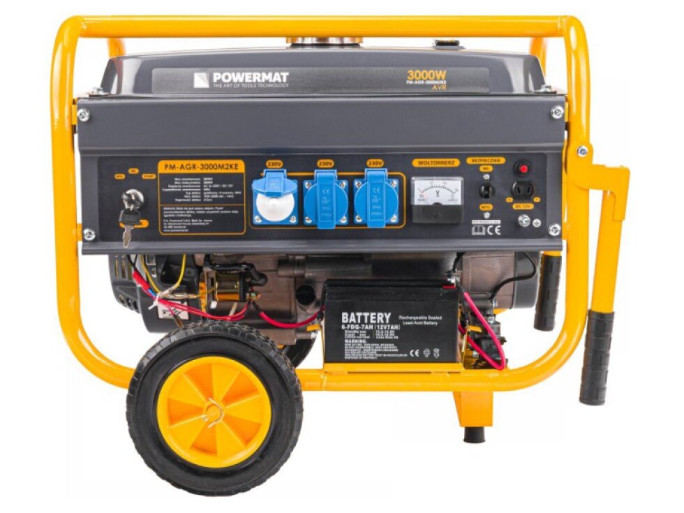 Elektrocentrála 3000W 12V/230V 3000W s el. startem PM1199