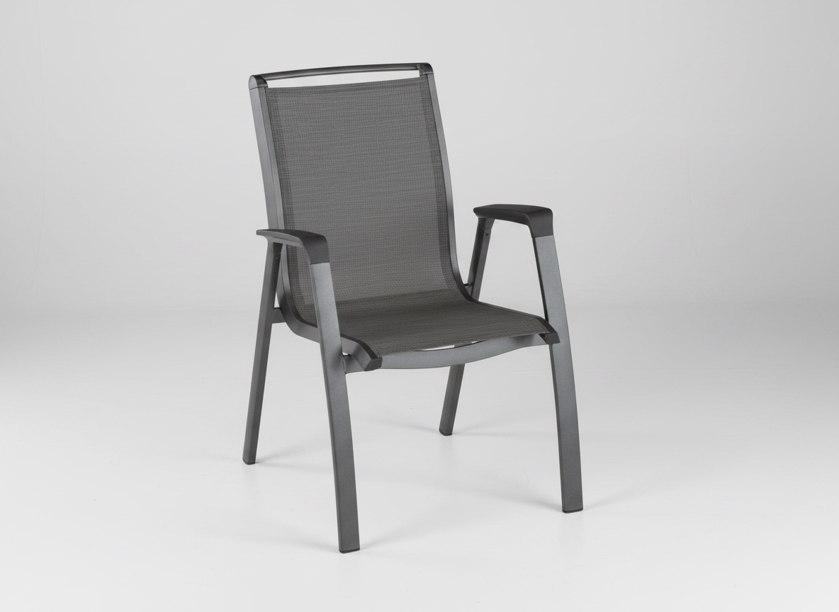 Hliníková zahradní židle Forma II Antracit KETTLER 0104702-7600