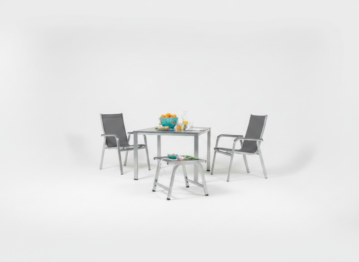 Hliníkové zahradní křeslo Basic Plus Antracit Silver KETTLER