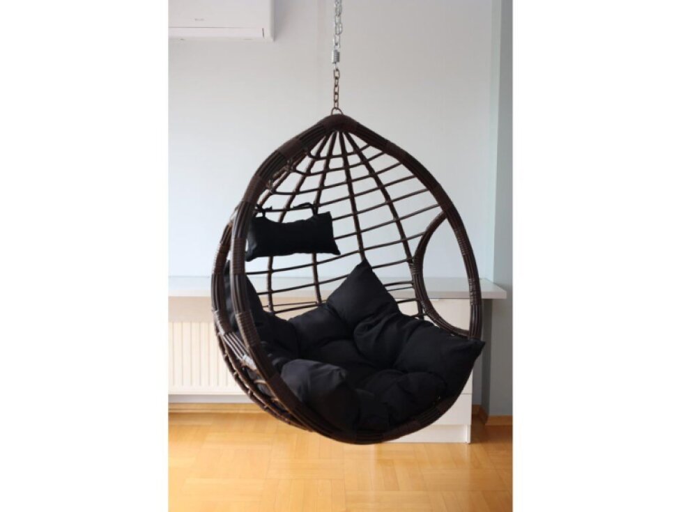 Závěsný koš Dominikana BROWN (bez kovové kostrukce bez podstavce)