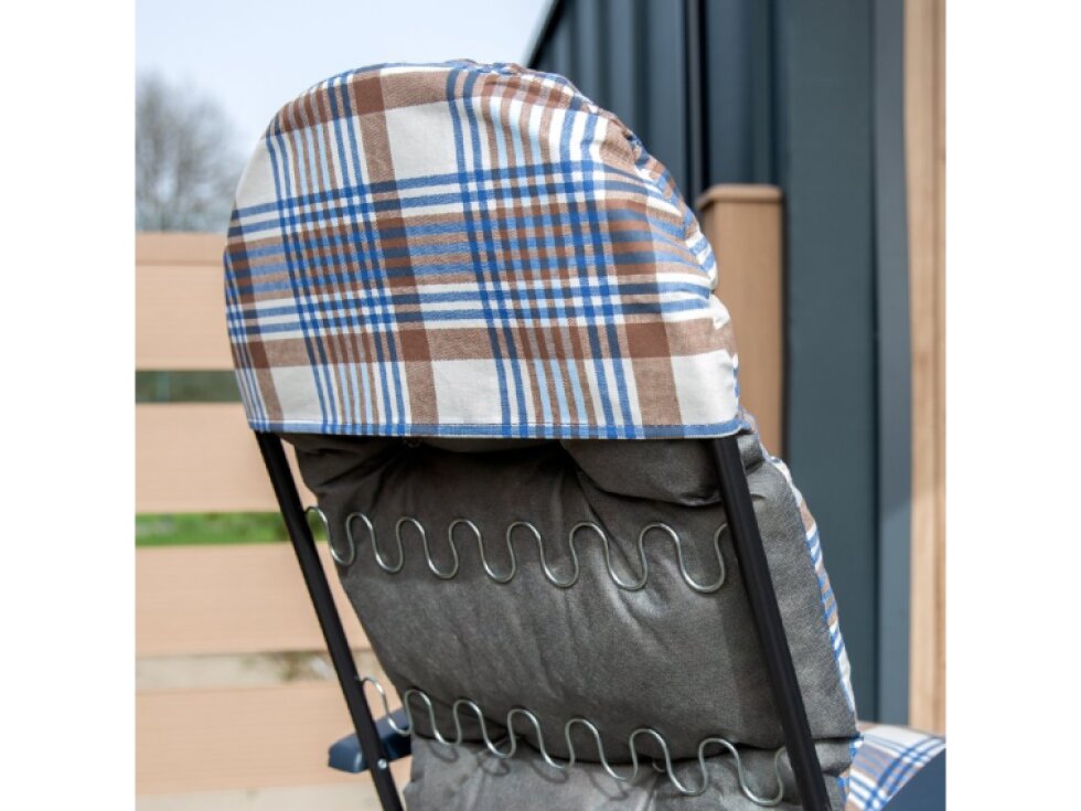 Polohovací zahradní křeslo s podnožkou Samar Plus B003-04BB PATIO