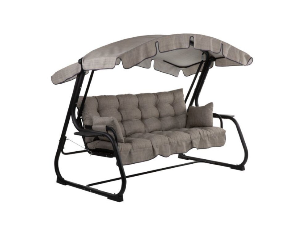 Zahradní houpačka Ravenna Black Editon s bočními stolky H024-04IB PATIO