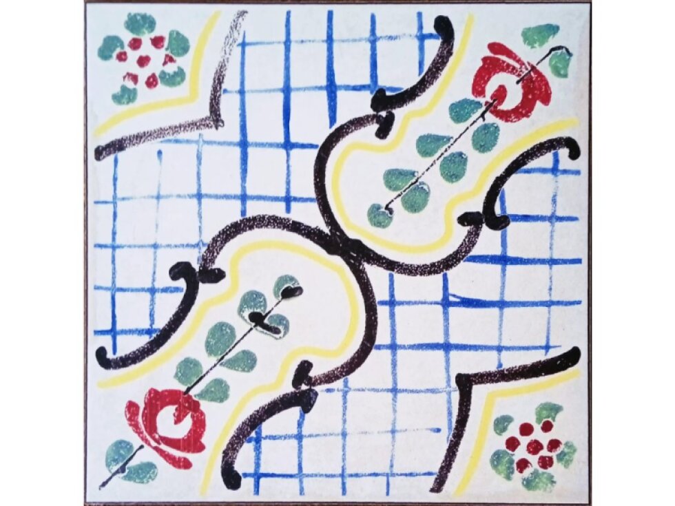 Retro Dlažba Marca Corona Storie D´Italia S6 Matt 22,5x22,5 (S F967)