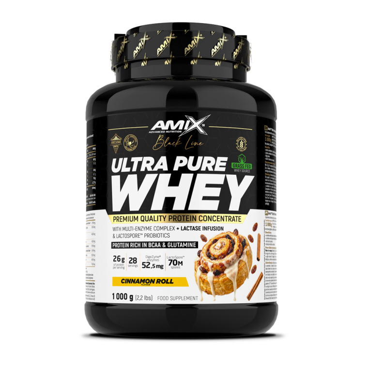 Amix™ Black Line Ultra Pure Whey Protein Cinnamon Roll