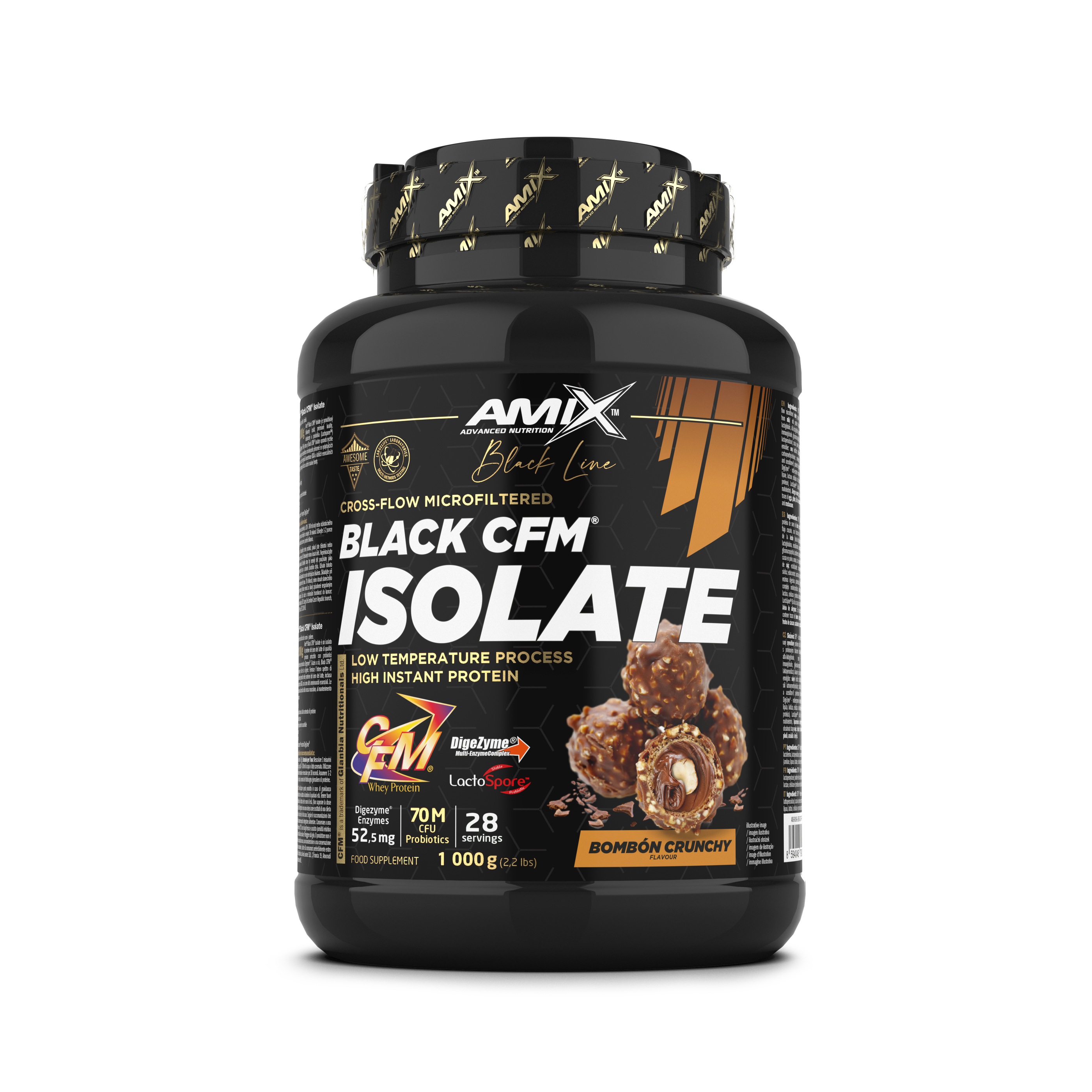 Amix™ Black Line Black CFM® Isolate - Duo Chocolate Egg