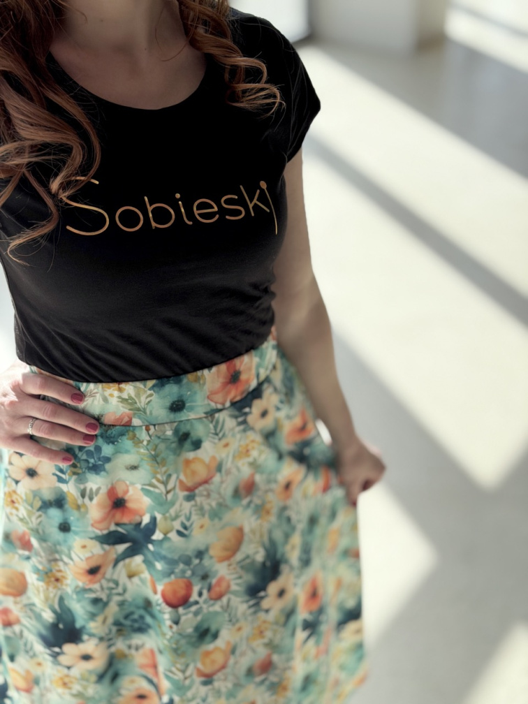 Půlkolová sukně | LIMITKA