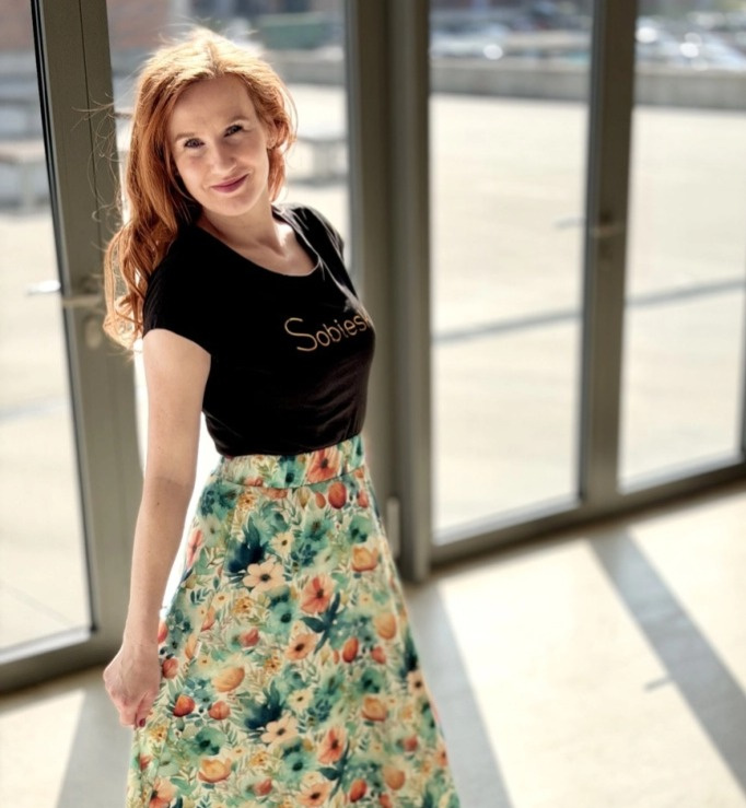 Půlkolová sukně | LIMITKA