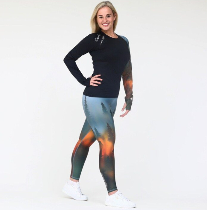 Dámské sportovní legíny - Lesy