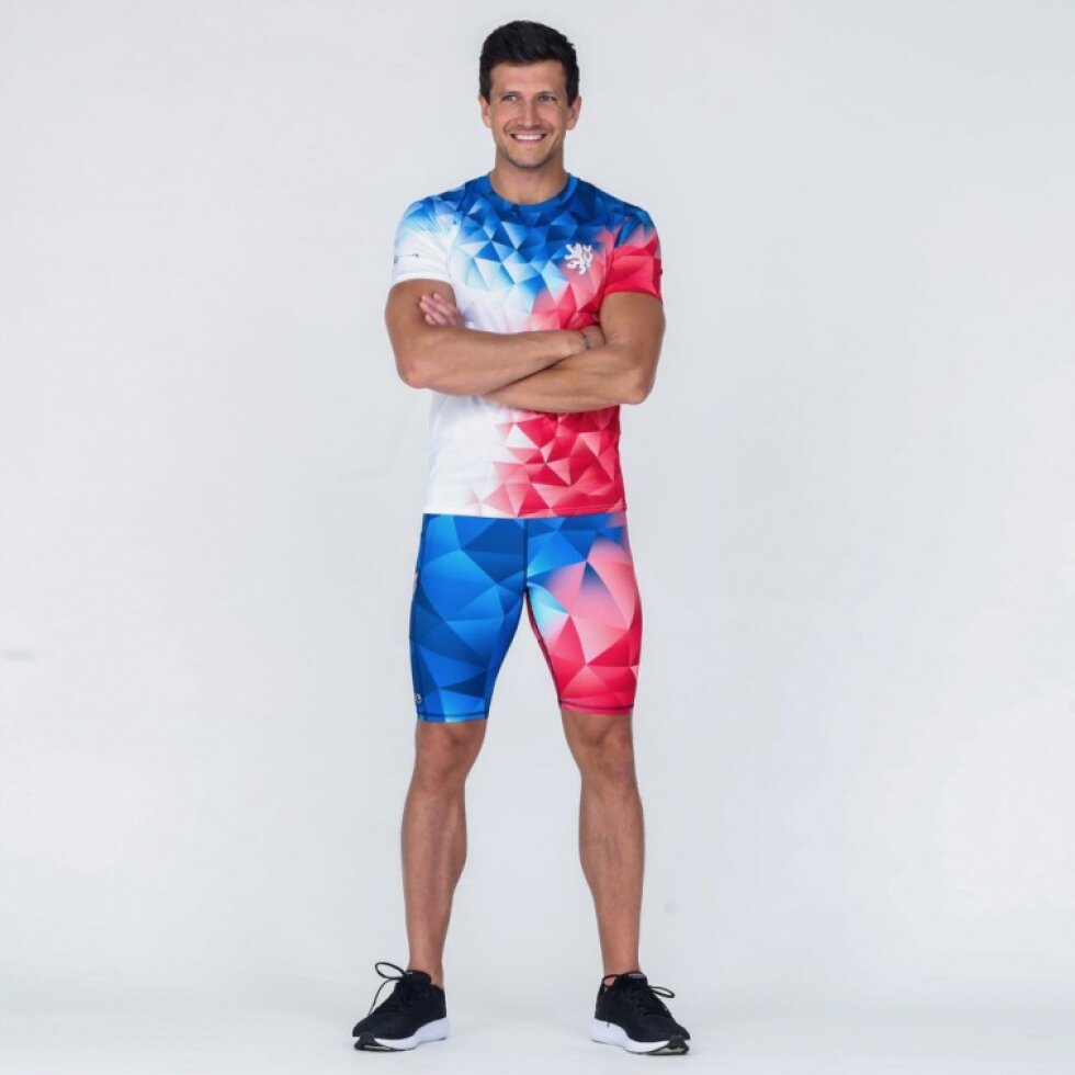 Pánské sportovní tričko - Repre trikolora