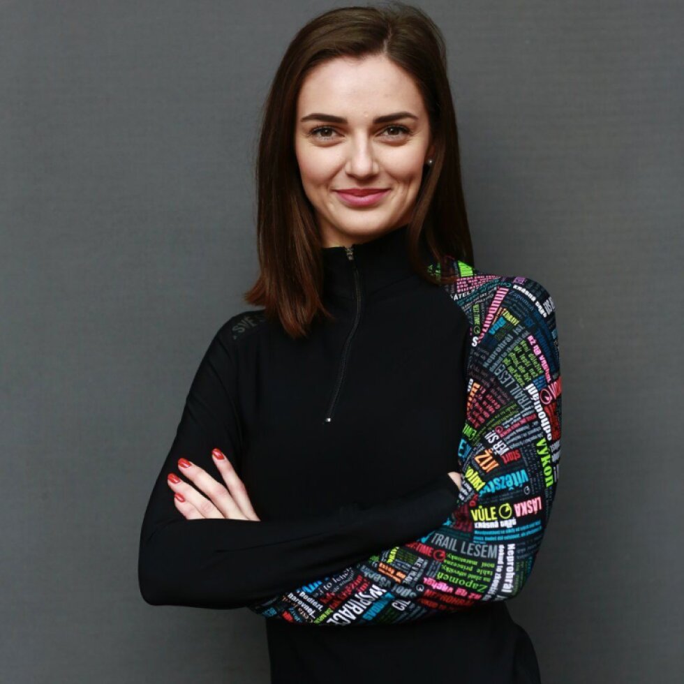 Dámská sportovní mikina - Motivace černá
