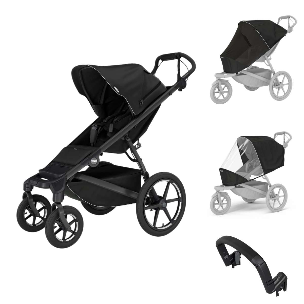 THULE Urban Glide 4-wheel Sportovní kočárek s příslušenstvím A - Black