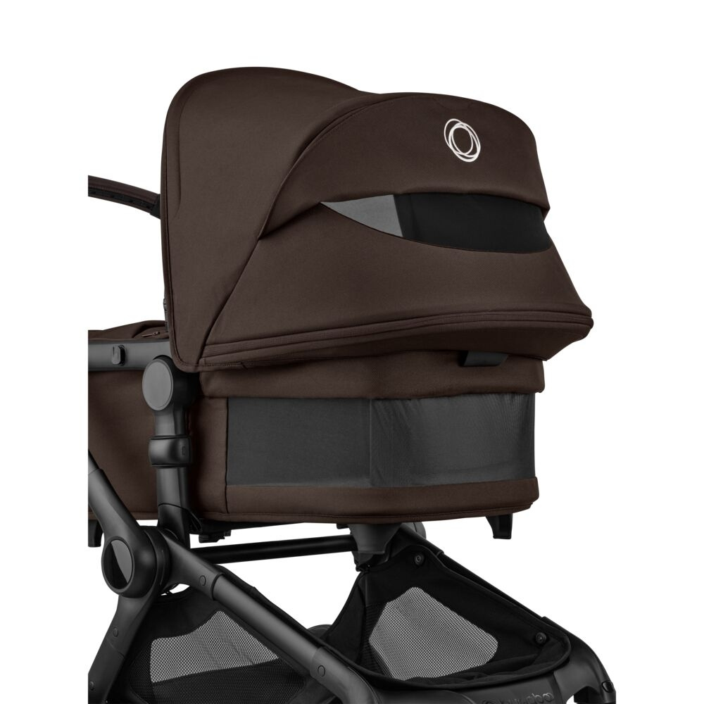 BUGABOO Fox5 Renew Kompletní kočárek + Novorozenecké lůžko Black/Cocoa Brown