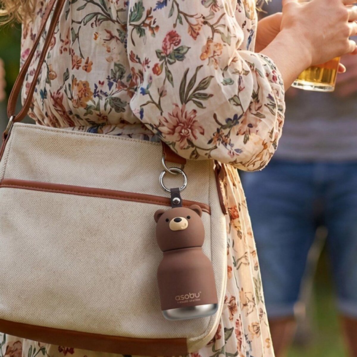 ASOBU Bestie Mini Termoláhev 200 ml Buttercup the Brown Bear