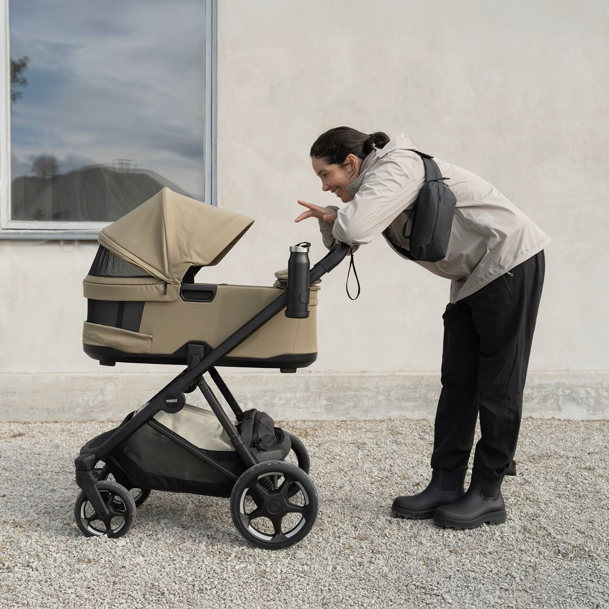 THULE Charm Kočárek trojkombinace set B Black