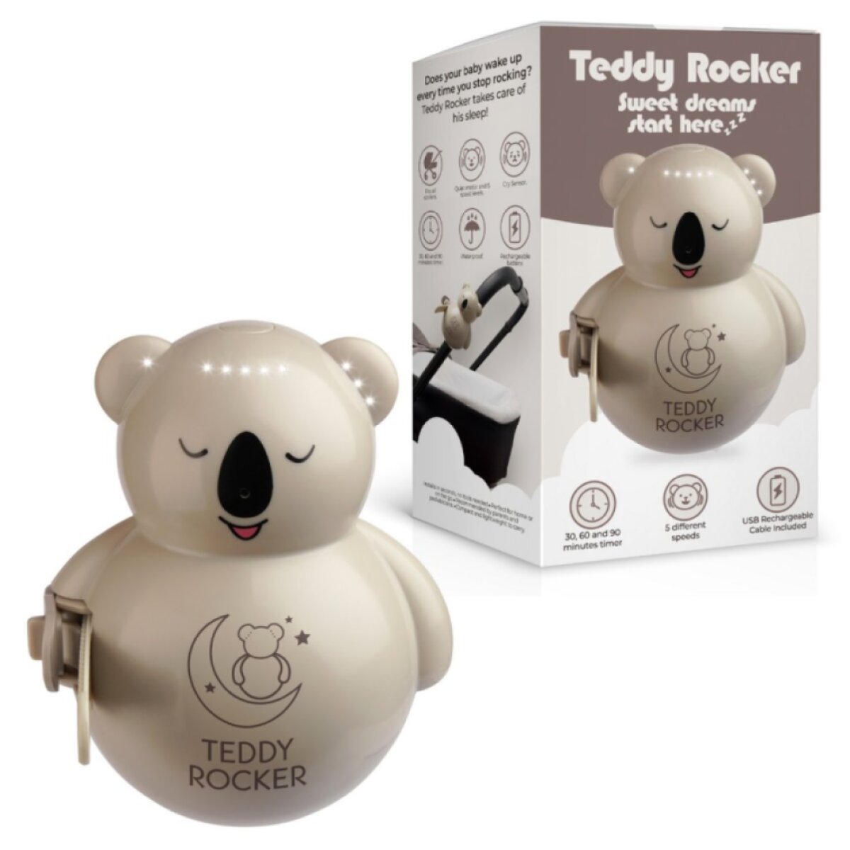 TEDDY ROCKER Houpadlo kočárku Koala