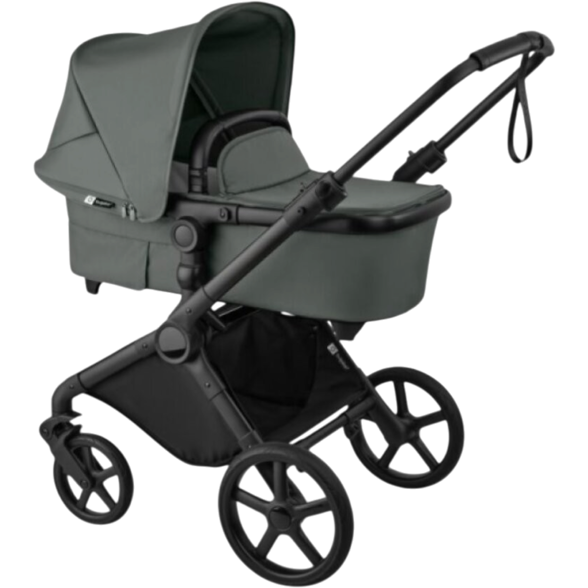BUGABOO Cub Kompletní kočárek Black/Forest Green/Forest Green