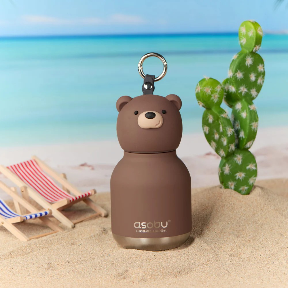 ASOBU Bestie Mini Termoláhev 200 ml Buttercup the Brown Bear