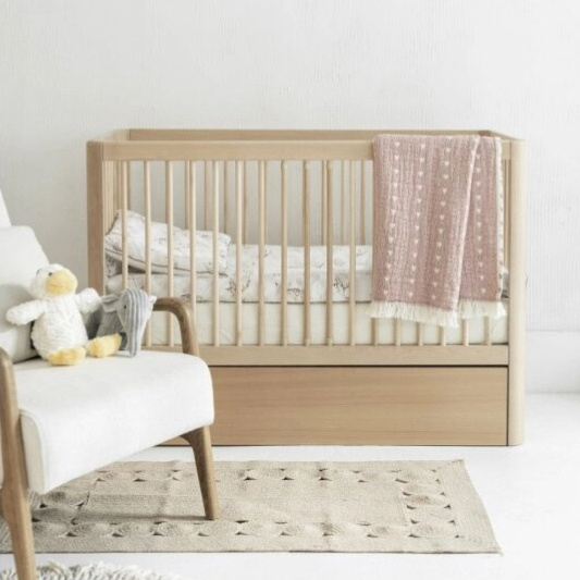 PINIO Pure Šuplík k postýlce 120 x 60 cm Natural