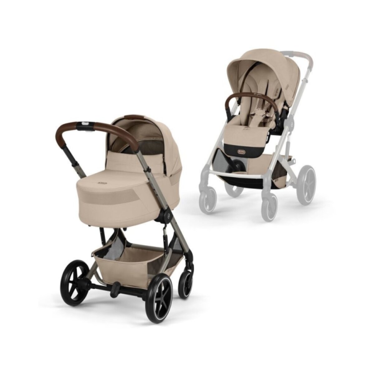 CYBEX Balios S Lux Kompletní kočárek Taupe Almond Beige