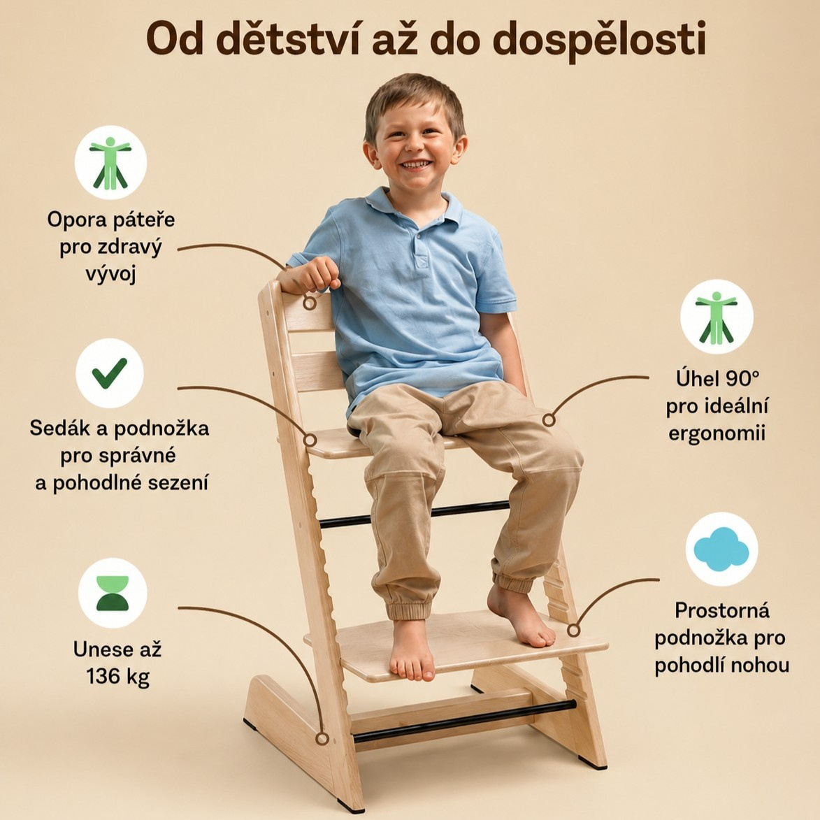STOKKE Tripp Trapp Židlička Heather Mauve