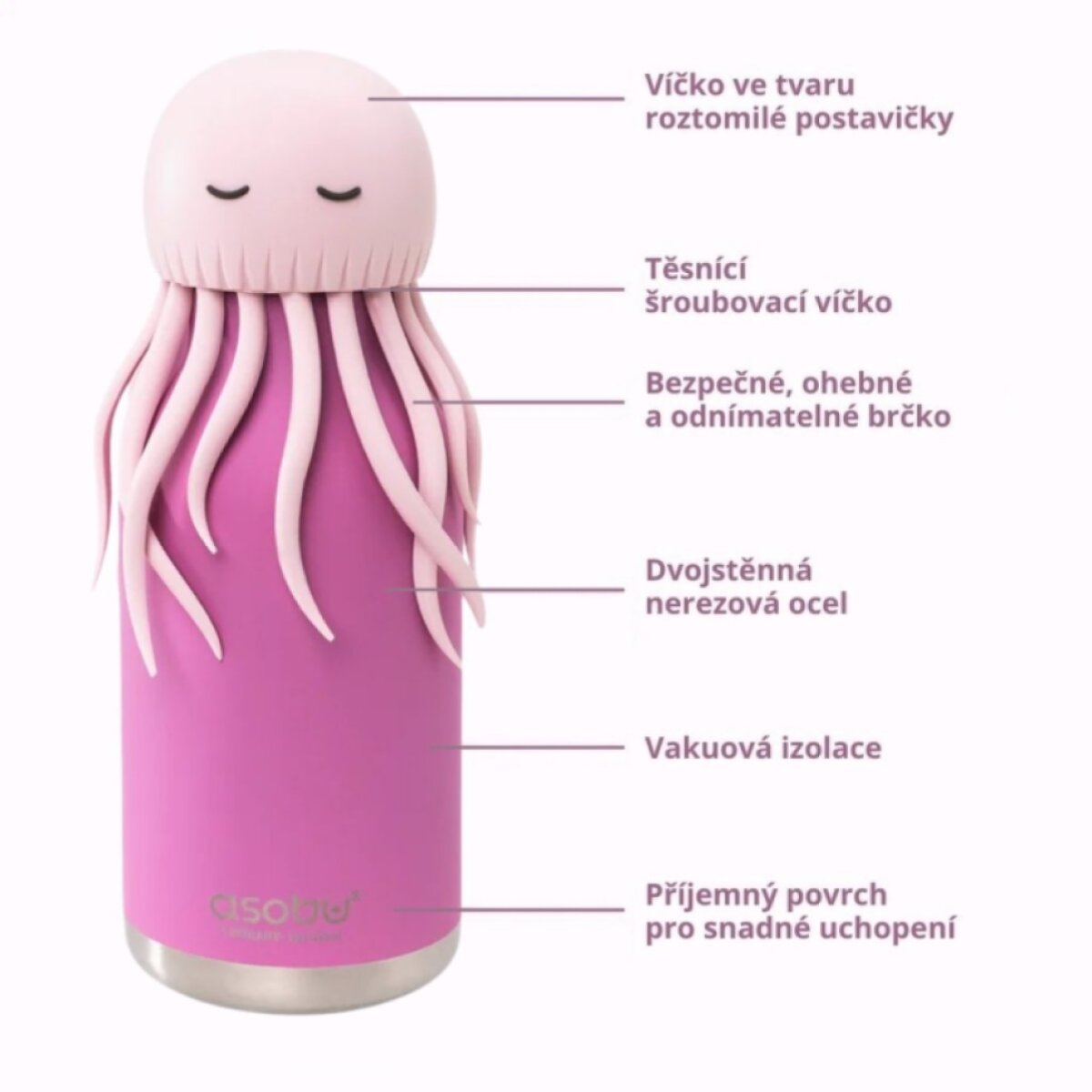 ASOBU Bestie Termoláhev Reina the Jellyfish