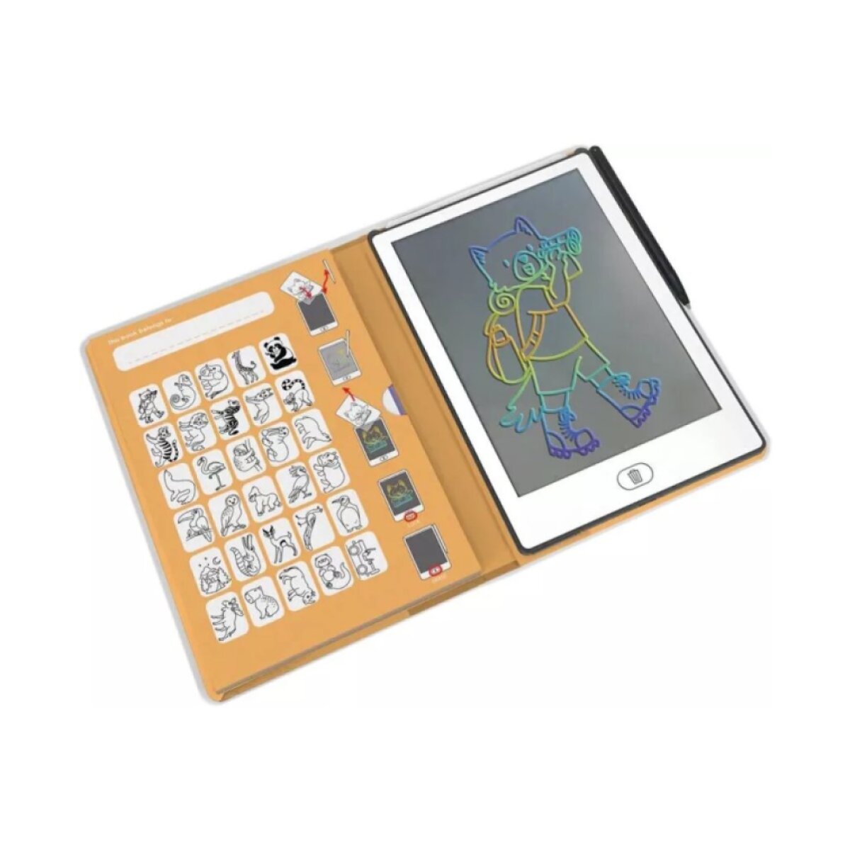 KIDYWOLF Kreslicí tablet Kidydraw mini Animals