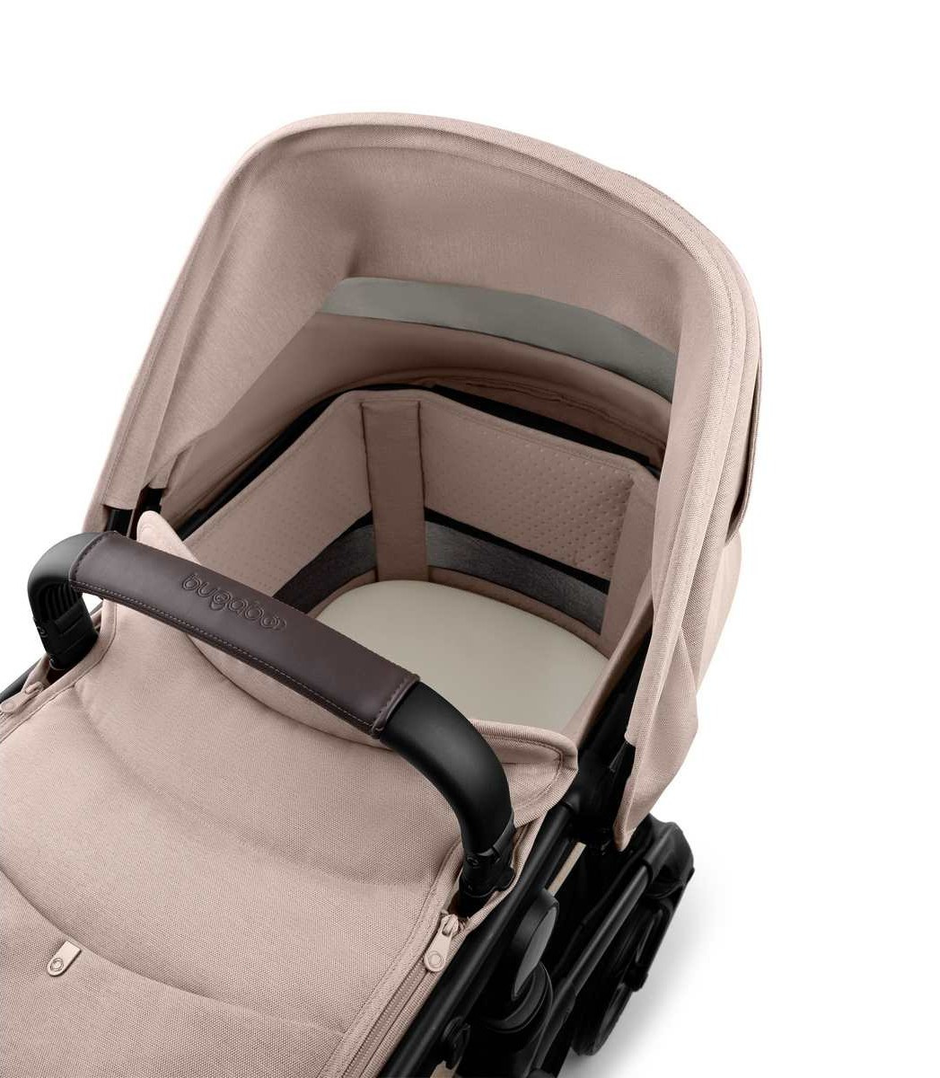 BUGABOO Fox5 Renew Kompletní kočárek + Novorozenecké lůžko Black/Desert Taupe Melange