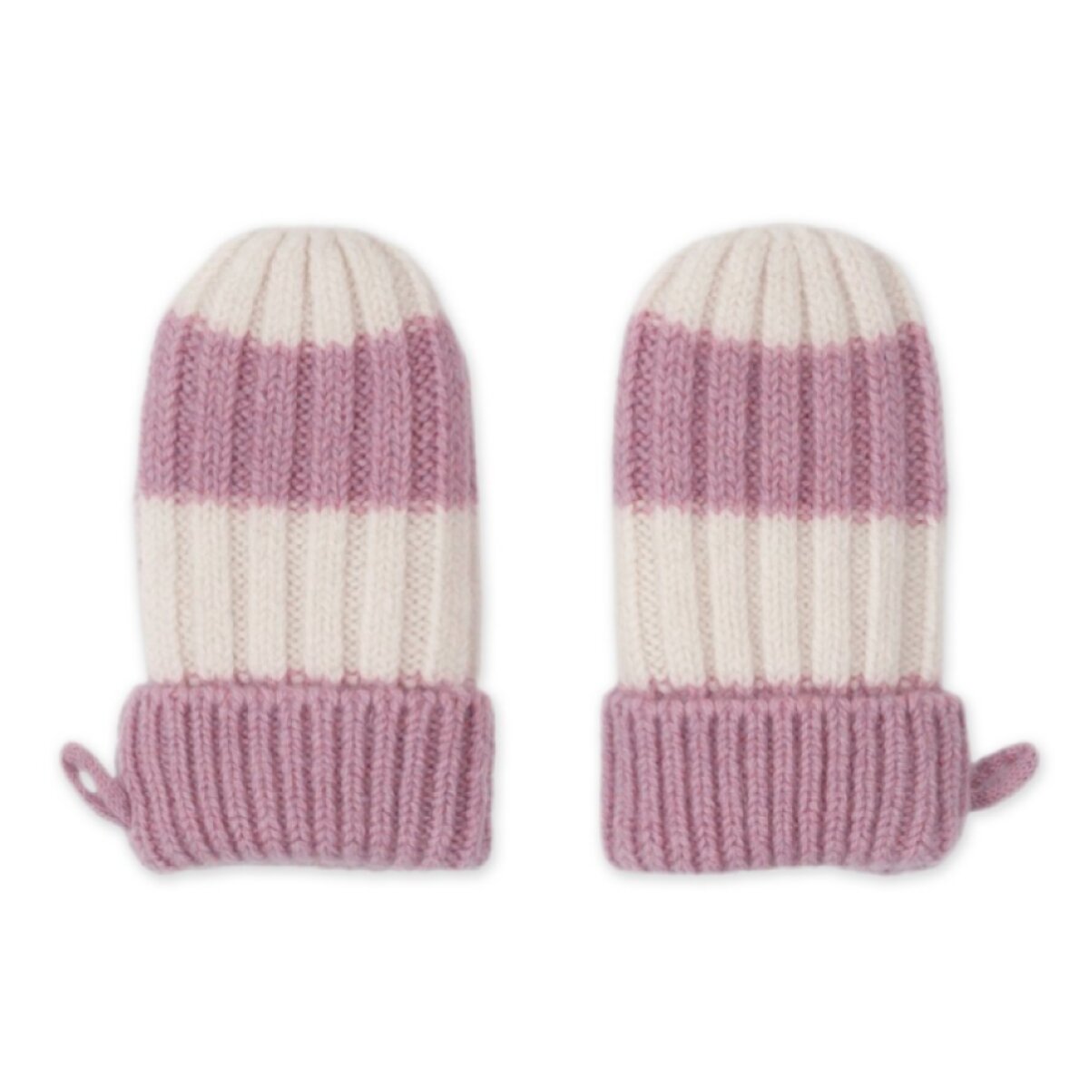 LODGER Rukavice Stripe Merino Mauve