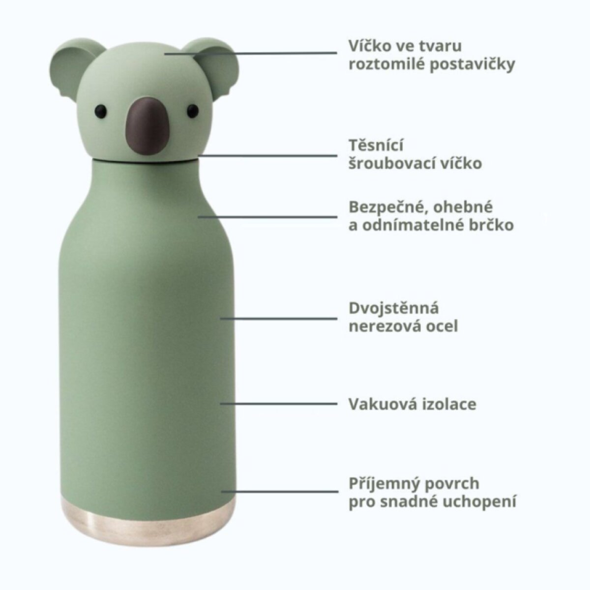 ASOBU Bestie Termoláhev Finn the Koala