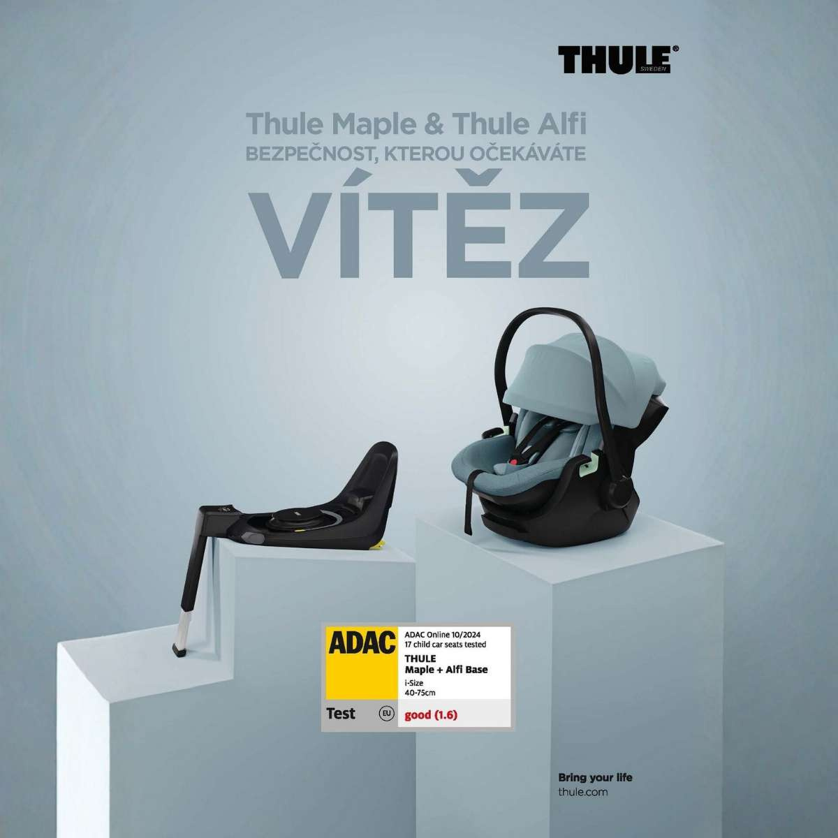 THULE Urban Glide 3 Kočárek trojkombinace Set A - Black