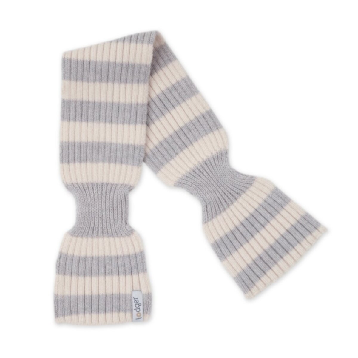 LODGER Šála Stripe Merino Storm