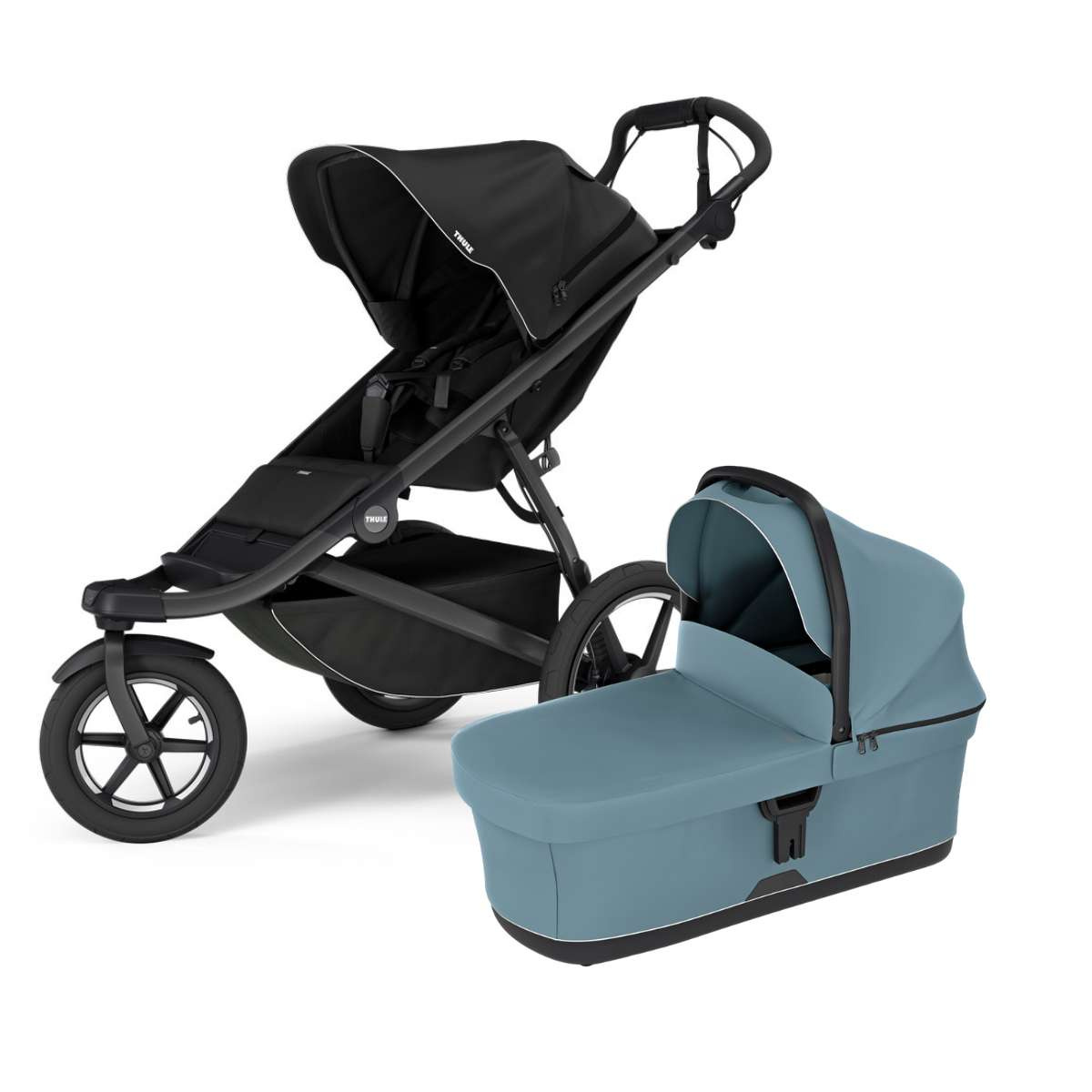 THULE Urban Glide 3 Kočárek od narození Set B - Black Mid Blue
