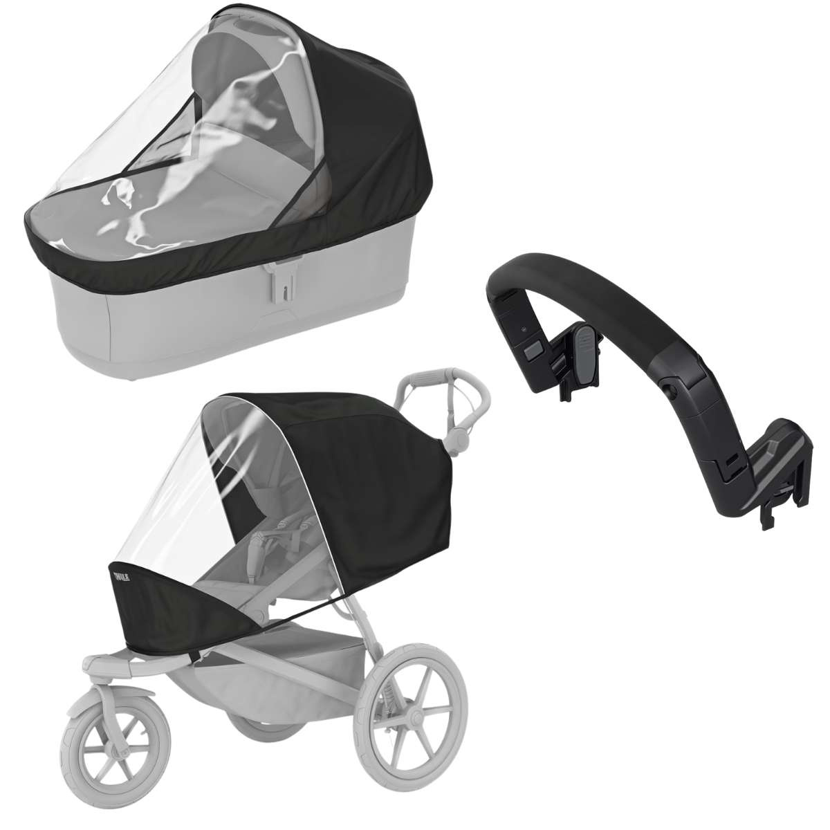 THULE Urban Glide 3 Kočárek od narození Set B - Dark Slate