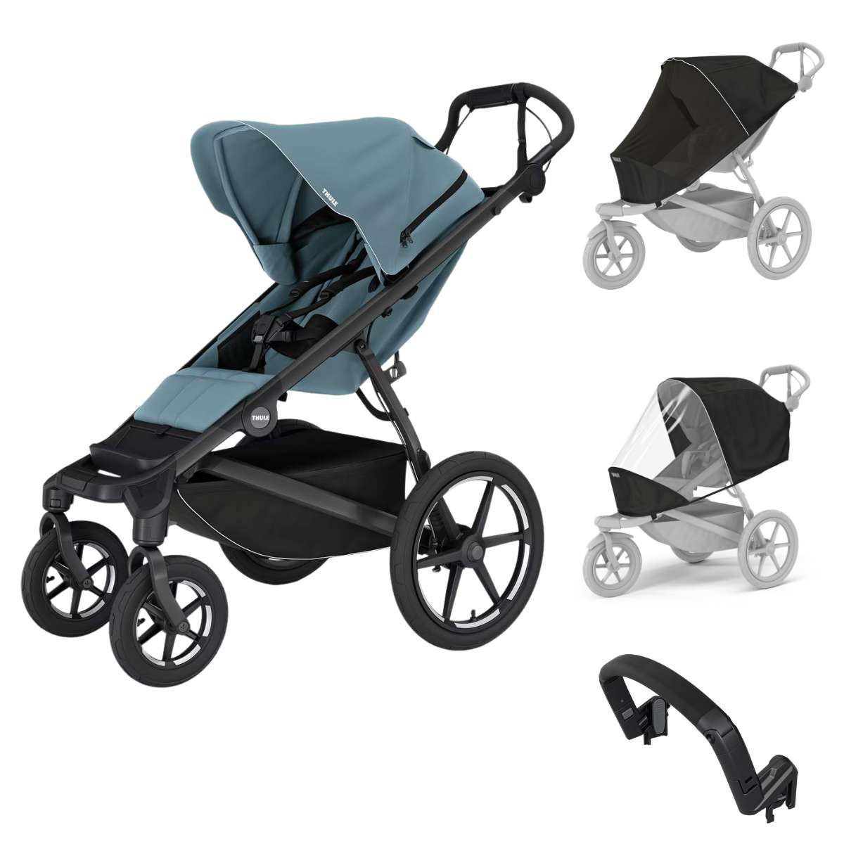 THULE Urban Glide 4-wheel Sportovní kočárek s příslušenstvím A - Mid Blue