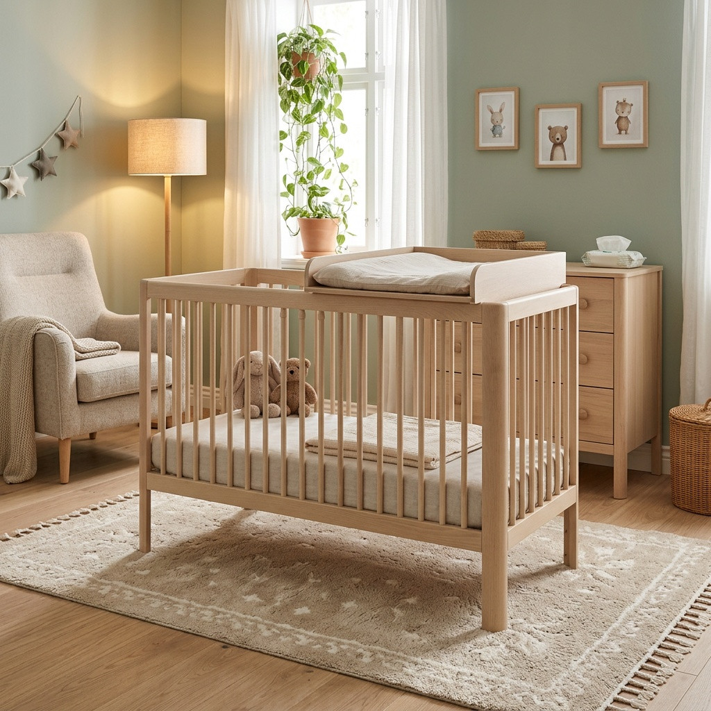 PINIO Pure/Basic Přebalovací pult na postýlku 120 x 60 cm Grey