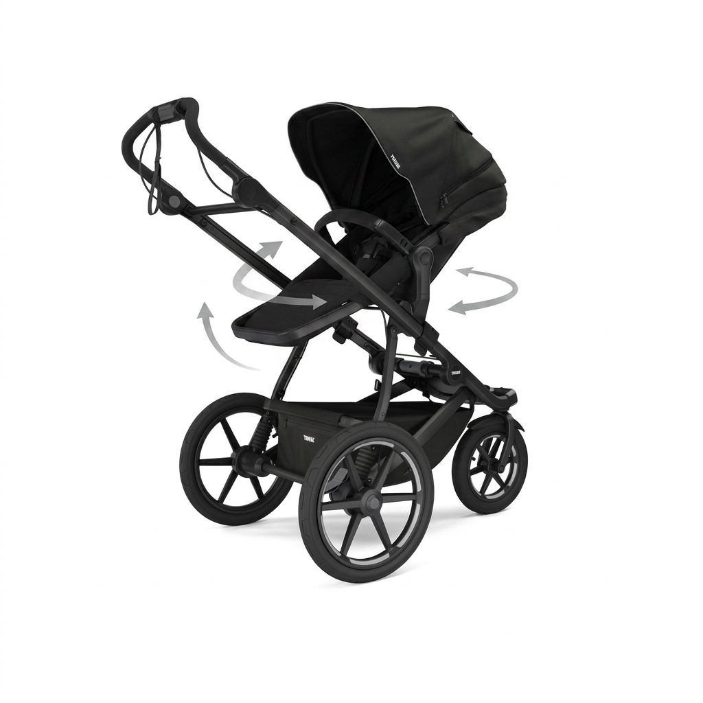 THULE Urban Glide Otočné sportovní sezení Black