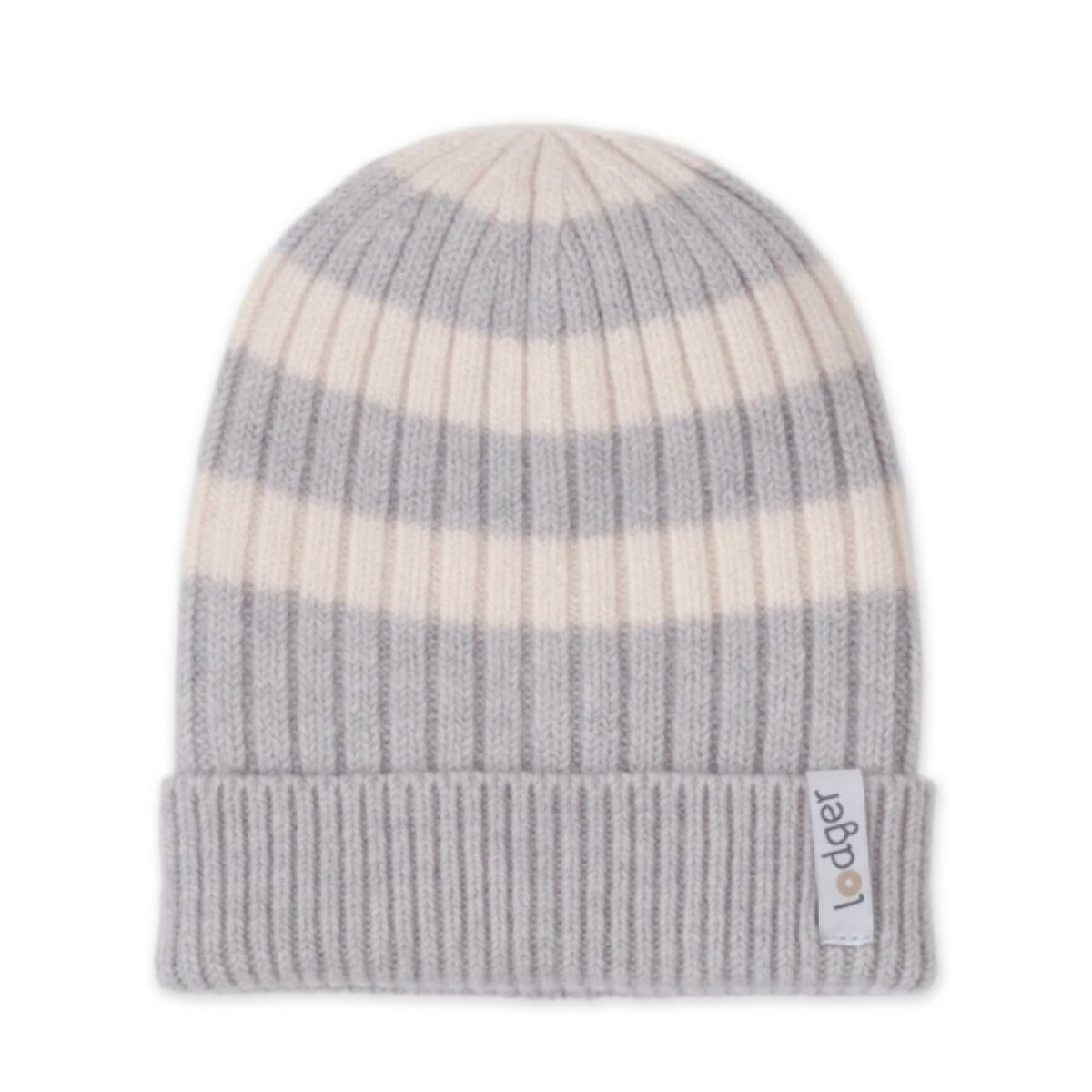 LODGER Čepice Stripe Merino Storm