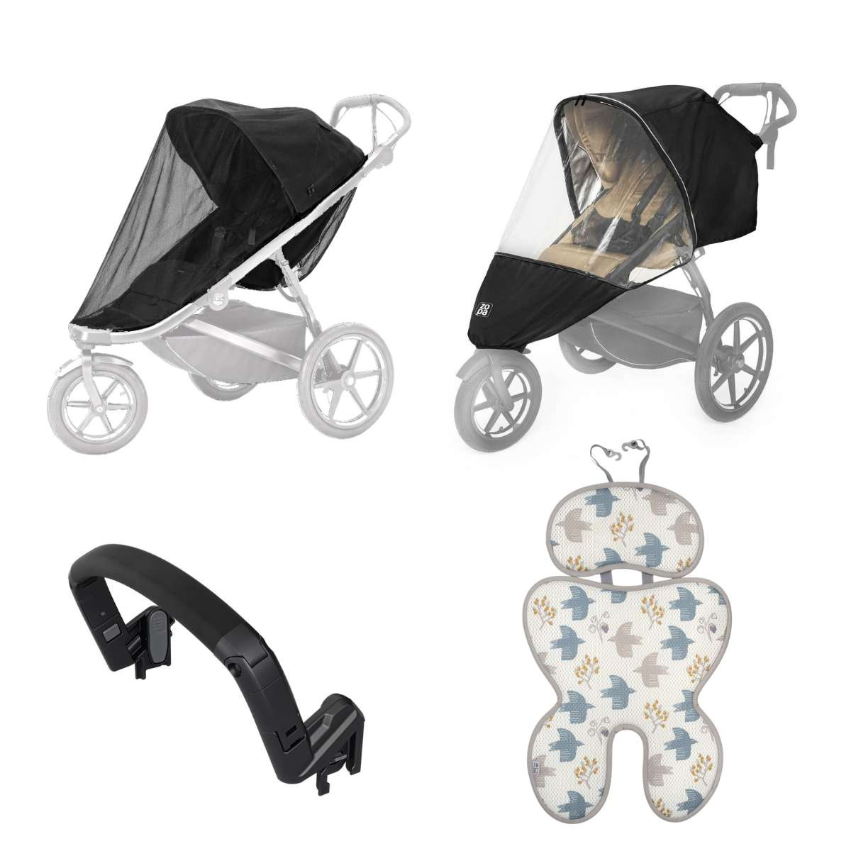 THULE Urban Glide 3 Sportovní kočárek s příslušenstvím C - Black