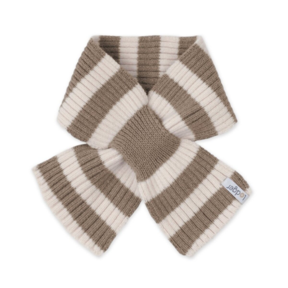 LODGER Šála Stripe Merino Buffalo
