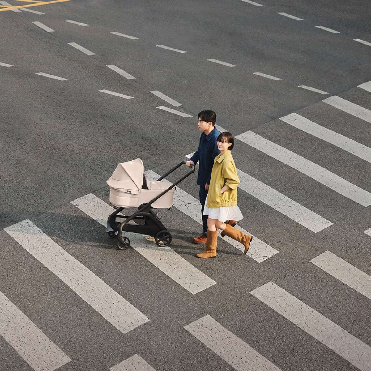 BUGABOO Dragonfly Plus Kompletní kočárek Black/Dusty Pink/Dusty Pink