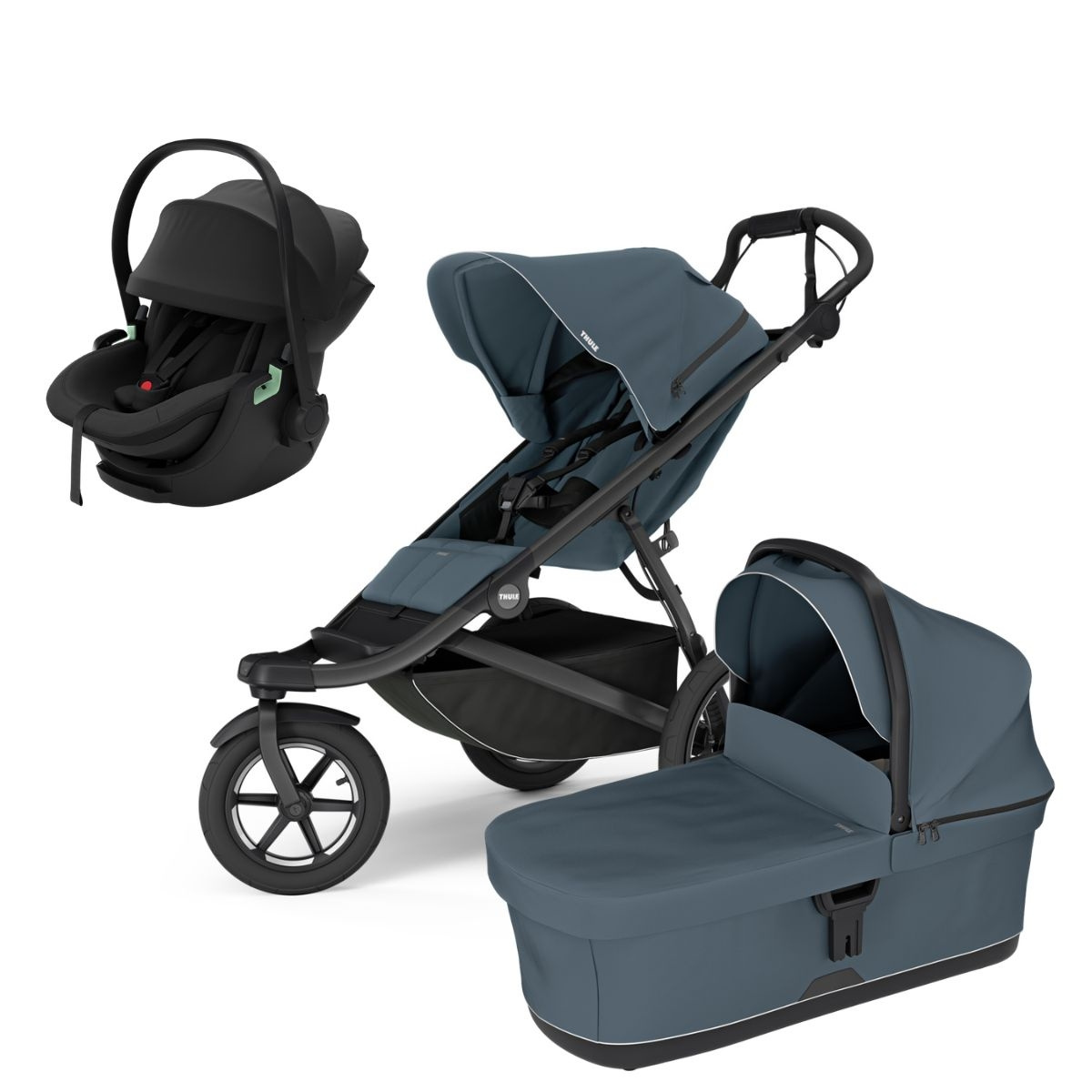 THULE Urban Glide 3 Kočárek od narození Set G - Dark Slate