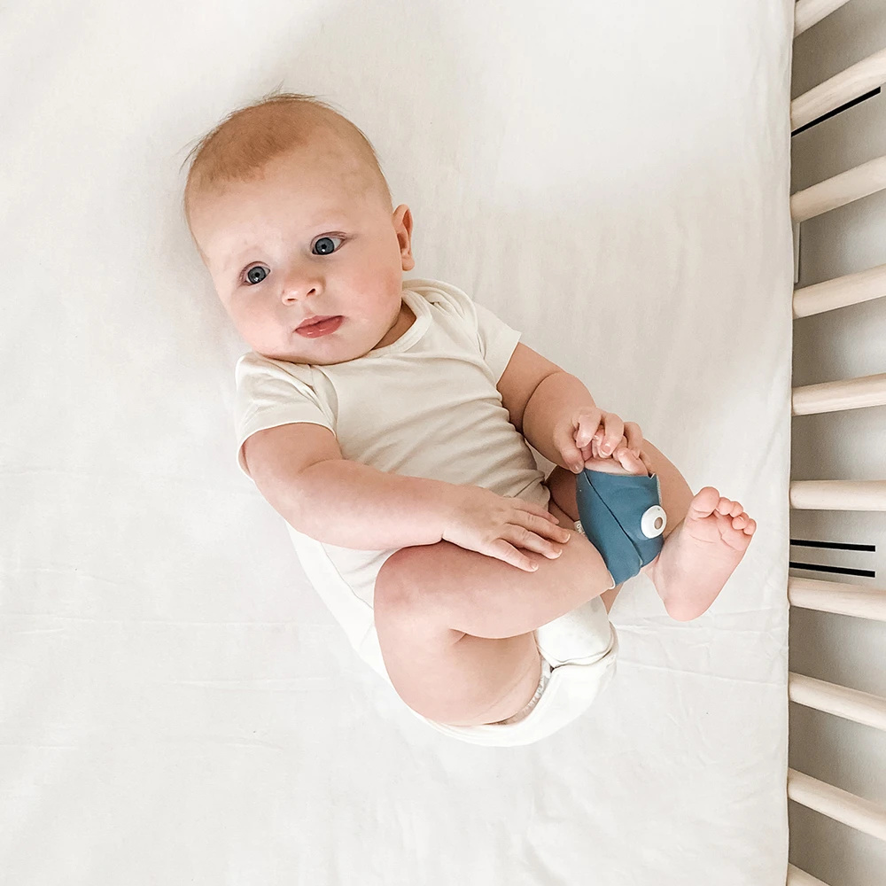 Owlet Dream Sock Chytrá ponožka 0 - 18 m - Modrá