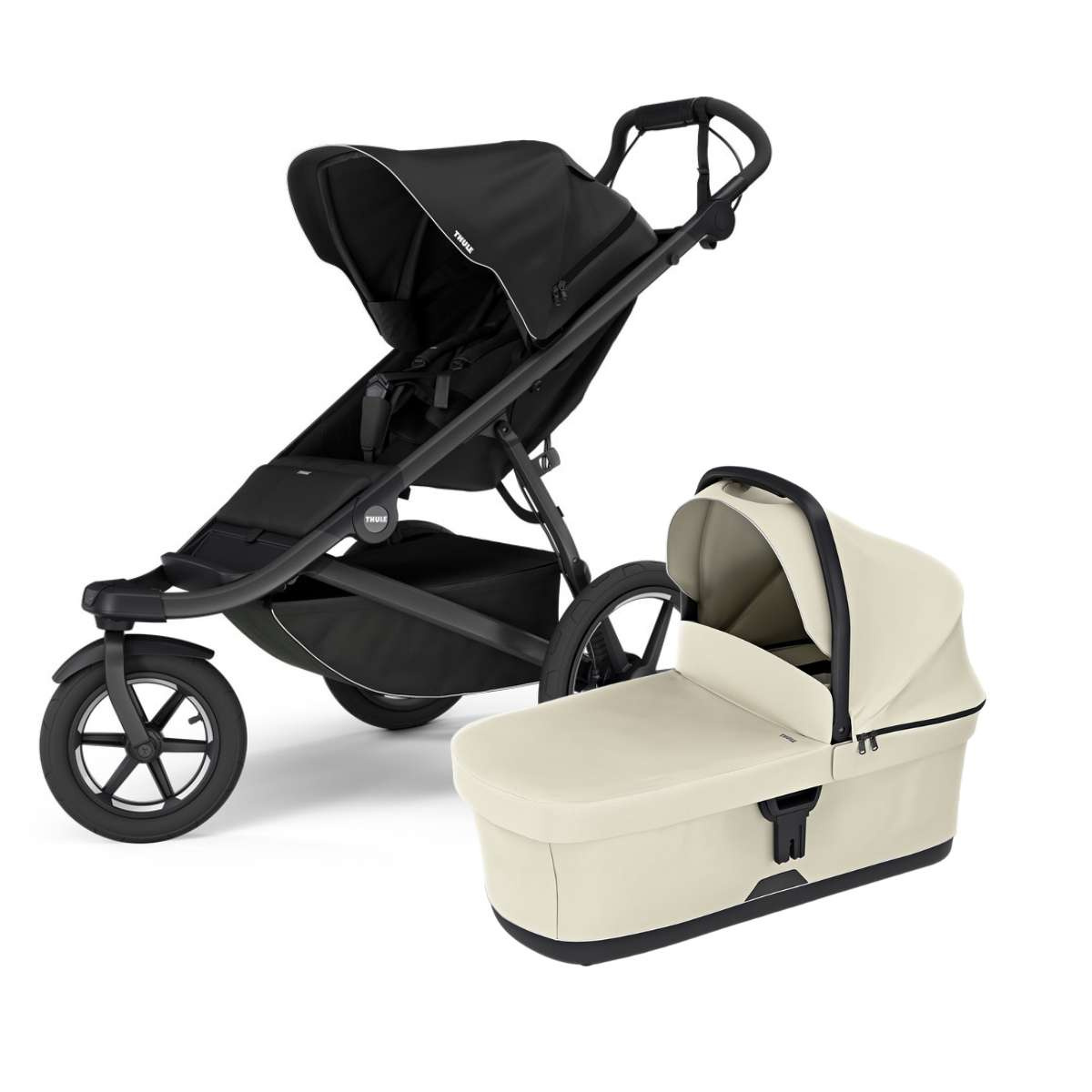 THULE Urban Glide 3 Kočárek od narození Set D - Black Soft Beige